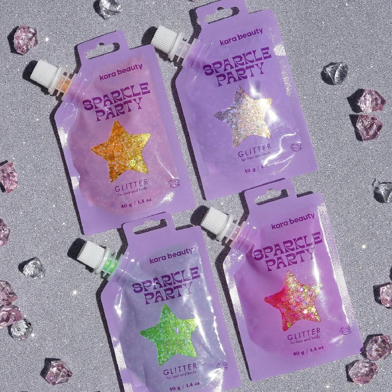 Get Ready To Save Like Never Before Kara Beauty Sparkle Party Glitter for Hair and Body 1.4oz/ 40g Get Ready To Save Like Never Before Kara Beauty Sparkle Party Glitter for Hair and Body 1.4oz/ 40g