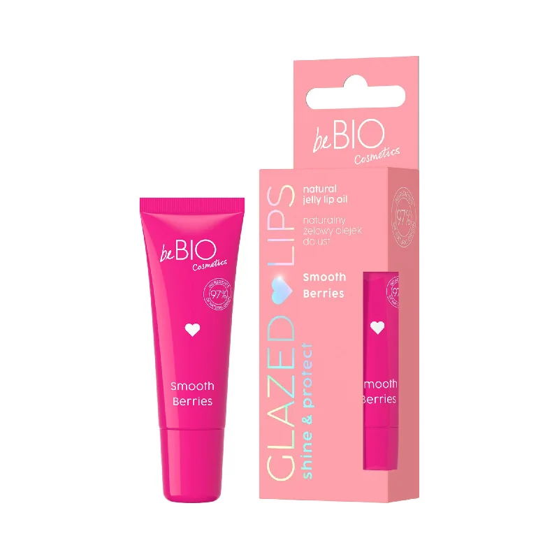 Steals and Deals BeBio GLAZED LIPS Natural Jelly Lip Oil - Smooth Berries 10ml