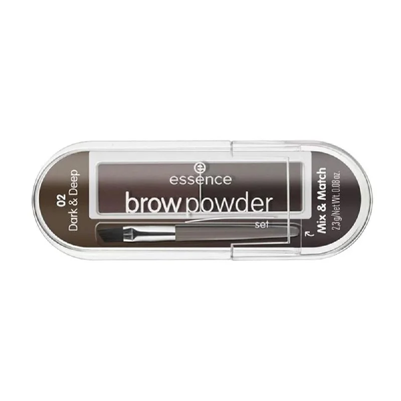 Flash Sale Essence Eyebrow powder set - 02: Dark & Deep