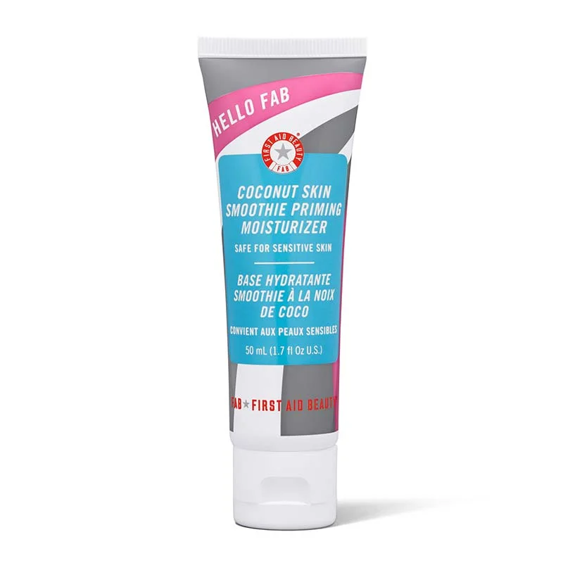 Weekend Bargains to Indulge In First Aid Beauty Hello FAB Coconut Skin Smoothie Priming Moisturizer Weekend Bargains to Indulge In First Aid Beauty Hello FAB Coconut Skin Smoothie Priming Moisturizer