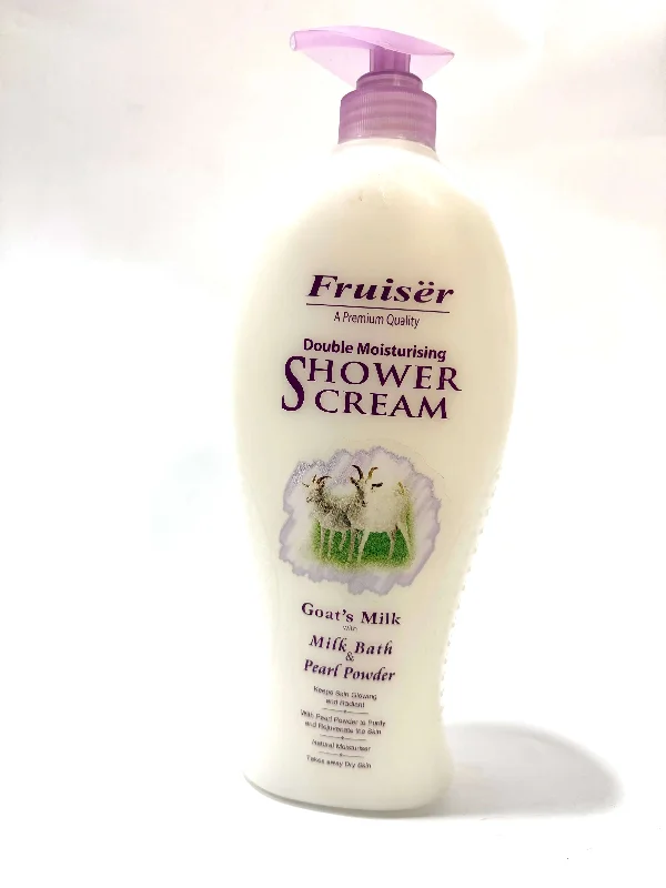 Flash Sale Fruiser Double Moisturising Shower Cream Goat’s Milk with Milk Bath & Pearl Powder