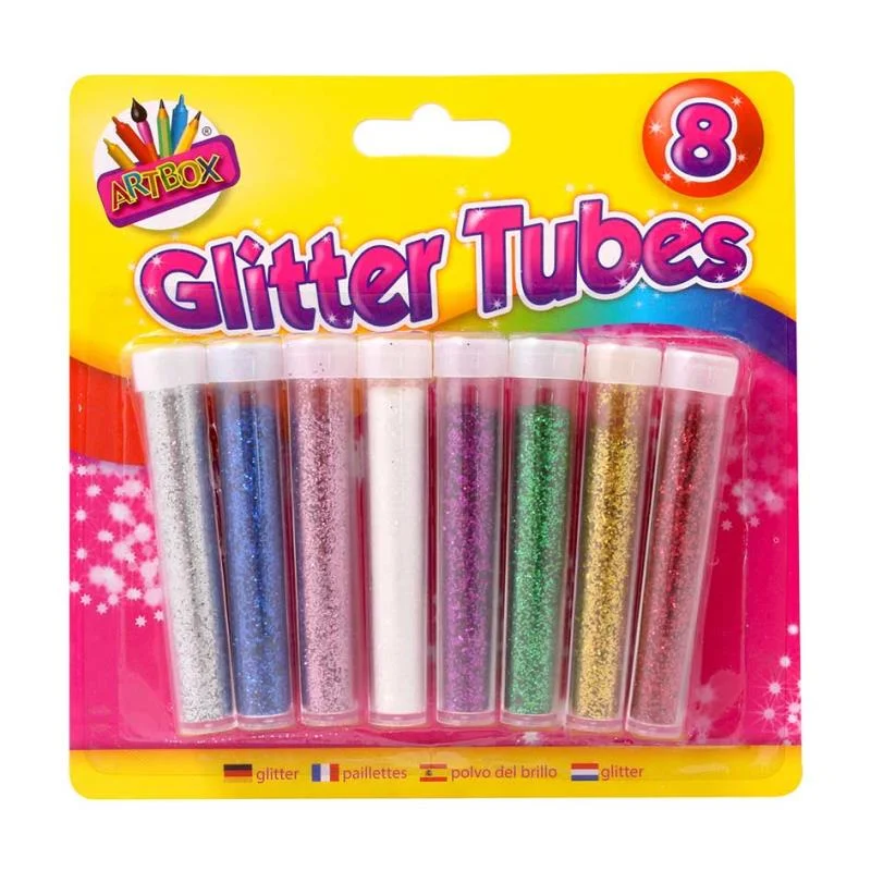 Massive Deals Glitter Tubes - 8 Pack Assorted Bright Colours Crafts Art Supplies Sparkle Decoration Massive Deals Glitter Tubes - 8 Pack Assorted Bright Colours Crafts Art Supplies Sparkle Decoration