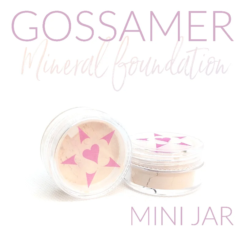 Markdown Sale GOSSAMER Variable Coverage Mineral Foundation - MINI SIZE JAR