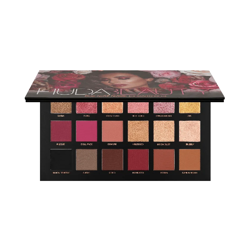Hurry Up Huda Beauty Rose Gold Remastered Eyeshadow Palette