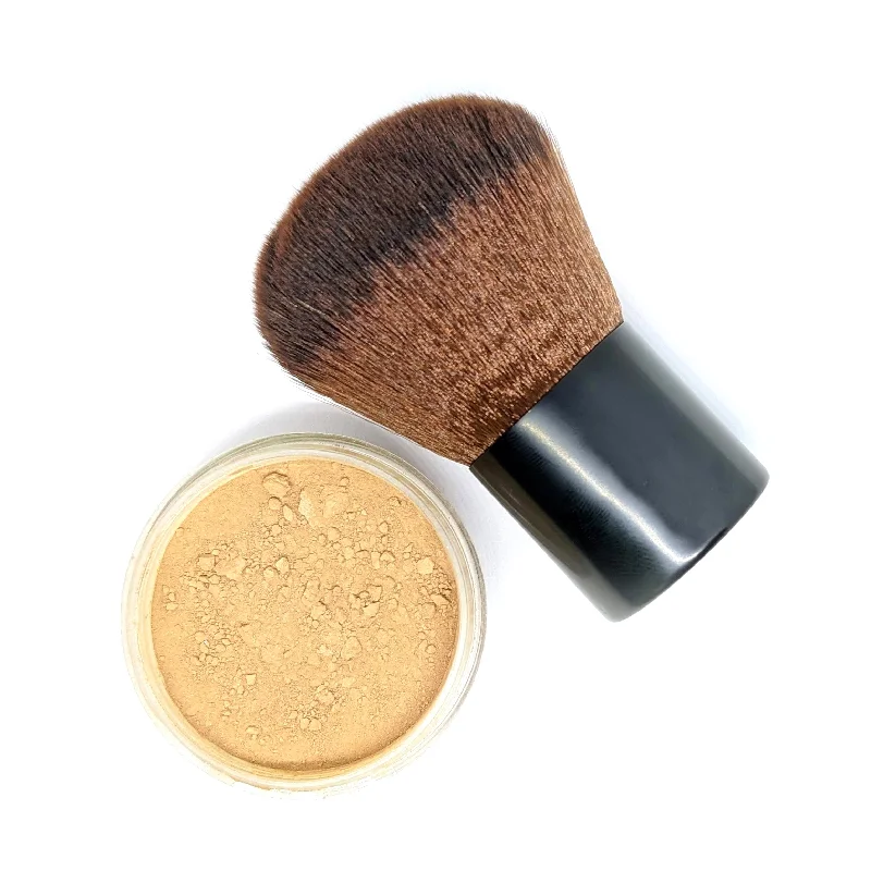 Unbeatable Prices Kabuki Foundation Brush - Vegan Brown Faux