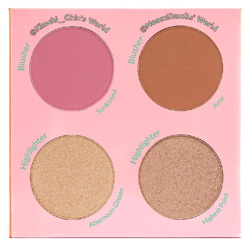 Deal Zone KimChi Chic Beauty Sunkissed In June Blush Palette