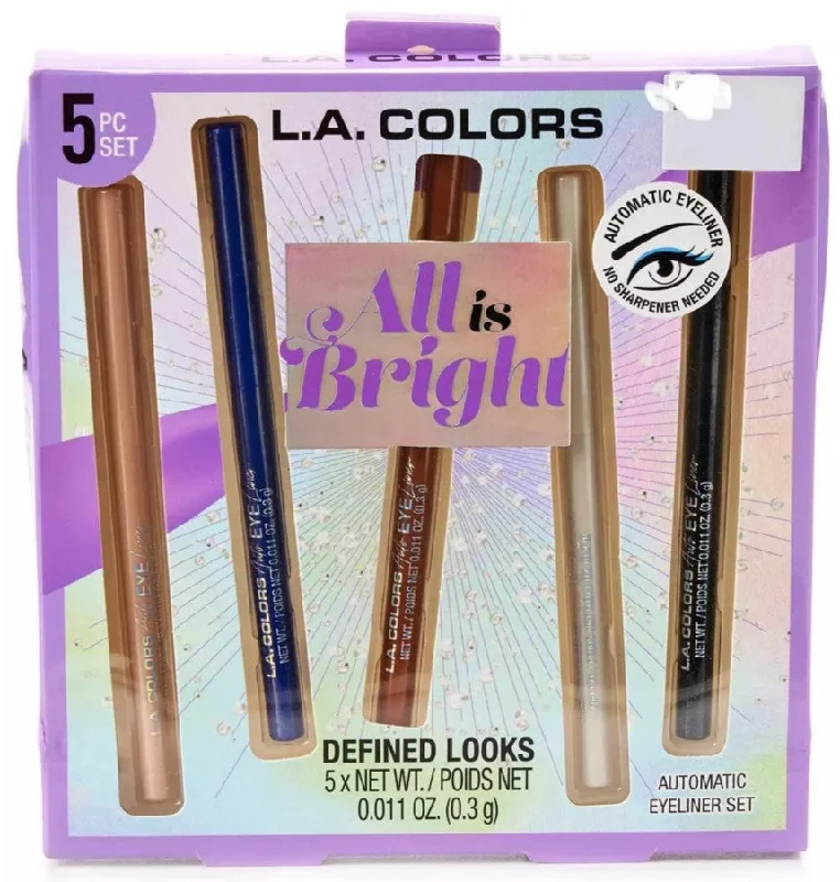 Early Access L.A. Colors All Is Bright 5 Pcs Defined Looks Automatic Eyeliner Set