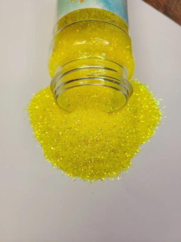 Exclusive Savings Lemonade - .4mm Neon Iridescent Glitter - 2oz