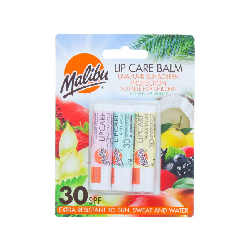 Bonus Savings Malibu Lip Care Balm SPF 30 (3 Pack)