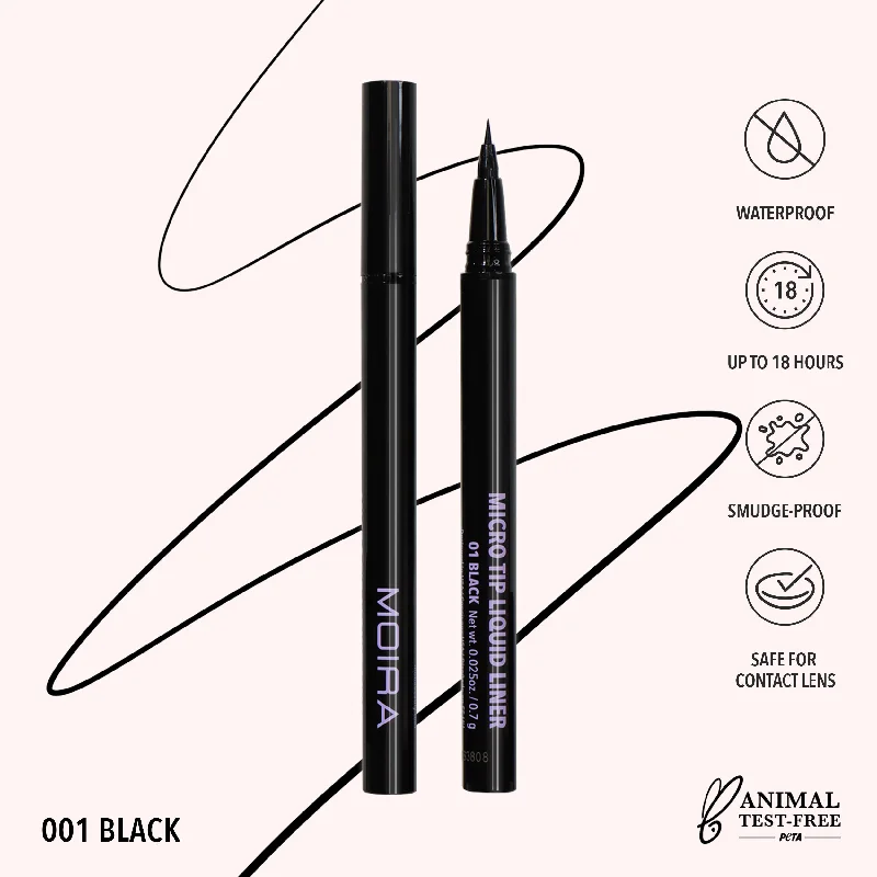 Deep Discounts Micro Tip Liquid Liner (001, Black)