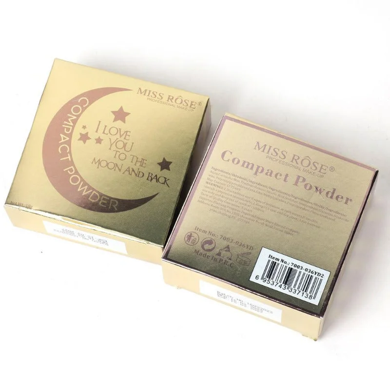 New Markdowns Miss Rose Brown Triangle Compact powder