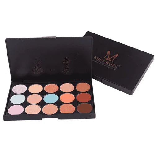 Super Sale Miss Rose Concealer & contour Palette Makeup 15 Colors Cream