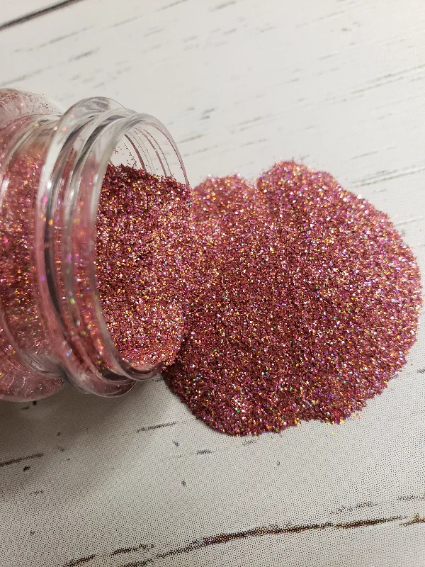 Now or Never My Girl - .2mm Holographic Hazy Pink Extra Fine Glitter - 2oz