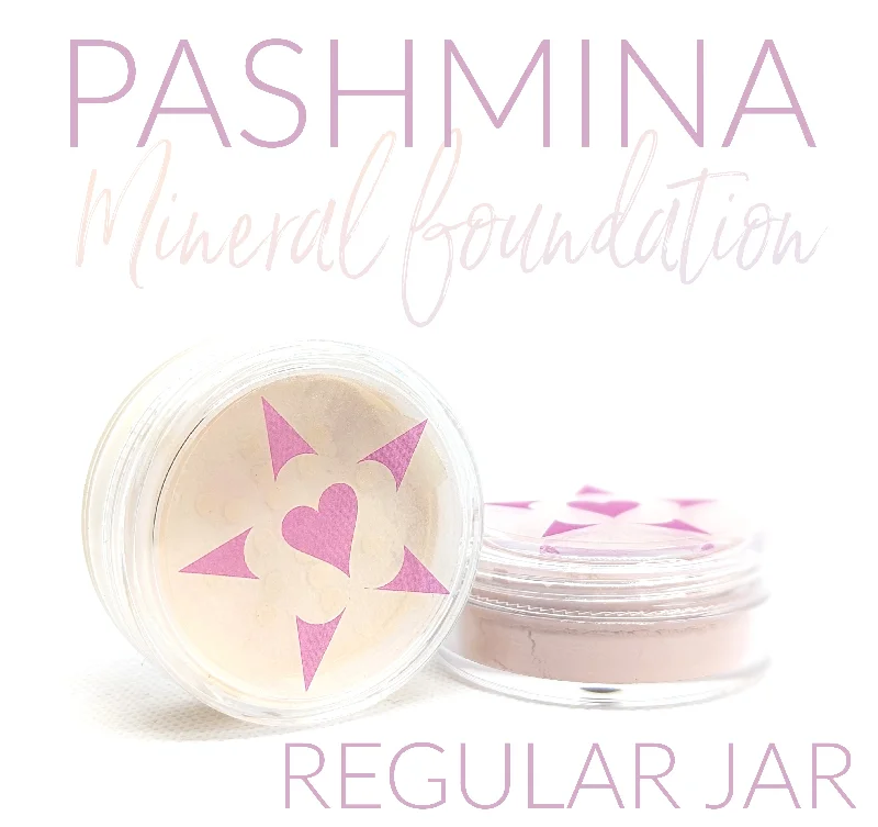 Shop and Save PASHMINA Heavy Coverage Mineral Foundation/Concealer - REGULAR SIZE JAR