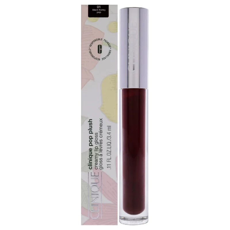 YEAR-End Sale Pop Plush Creamy Lip Gloss - 01 Black Honey Pop by Clinique for Women - 0.11 oz Lip Gloss YEAR-End Sale Pop Plush Creamy Lip Gloss - 01 Black Honey Pop by Clinique for Women - 0.11 oz Lip Gloss