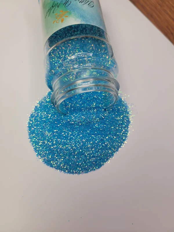 Unmissable Offer Robin Egg - .4mm Neon Iridescent Glitter - 2oz