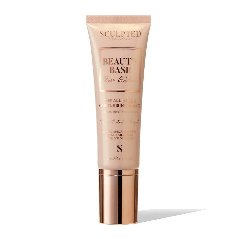 Huge Price Cuts On Your Must-Haves Sculpted By Aimee Beauty Base Rose Golden All in One Moisturising Primer Huge Price Cuts On Your Must-Haves Sculpted By Aimee Beauty Base Rose Golden All in One Moisturising Primer