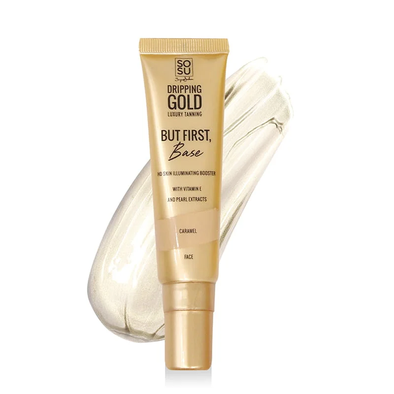 Last Chance To Grab These Amazing Deals Dripping Gold But First, Base HD Skin Illuminating Booster Caramel
