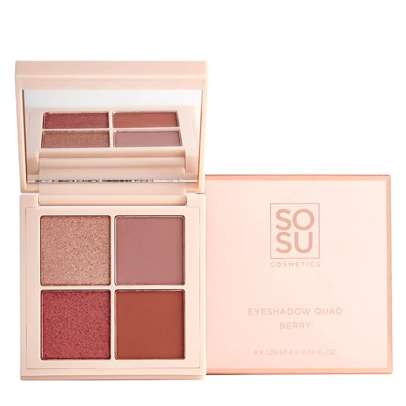 Reduced Price SOSU Cosmetics Berry Eyeshadow Quad