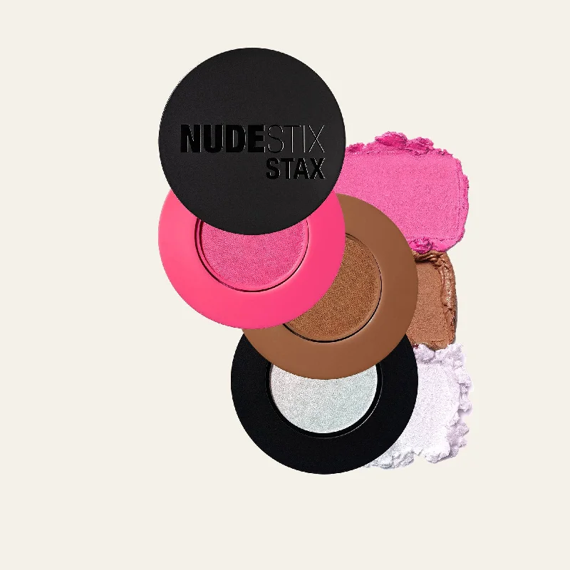 Weekend Special NUDESTIX SUNPINK GLOW - 3 PIECES STAX SET - MAGIC AURA, MAGENTA MATTE, SUNSTONE