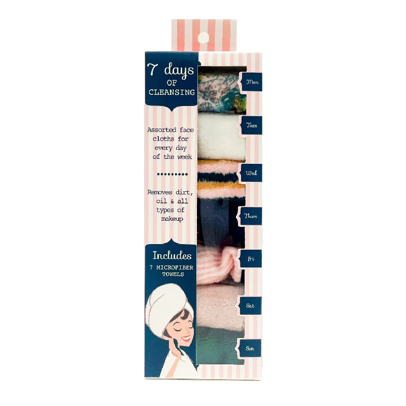 Now or Never 7 Days of Cleansing Microfiber Makeup Remover Towels 7pk