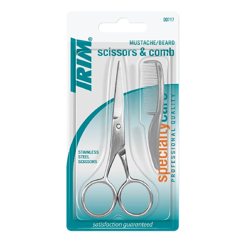 Discount Days Trim Specialty Care Mustache/ Beard Scissors & Comb