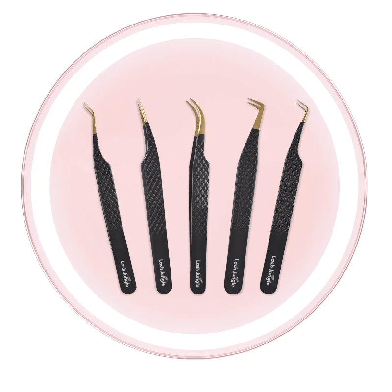 Super Deal Black Series | Eyelash Extension Tweezer Bundle