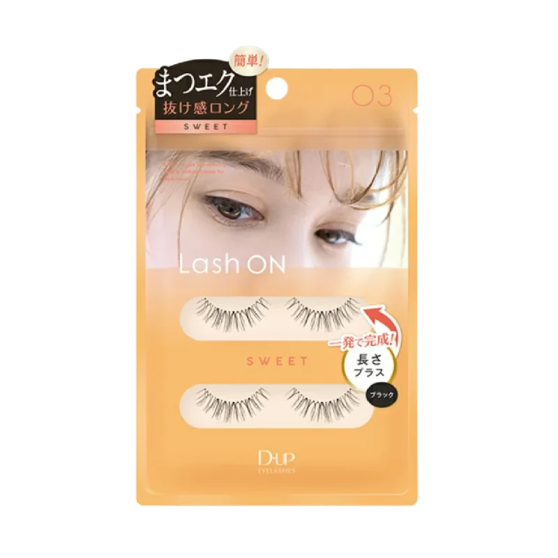 Save More On The Styles You Love D-UP Lash On False Eyelashes (03 Sweet) 2 Pairs 日本D-UP 時尚束感自然假眼睫毛 (03 甜美感) 2对