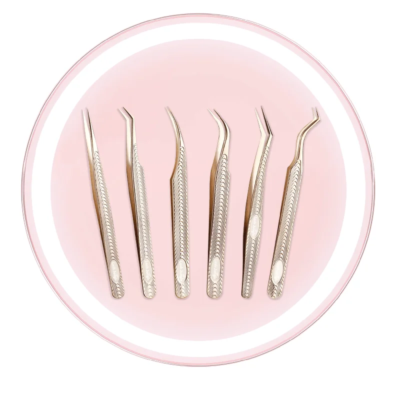 Super Bargain Gold Series | Eyelash Extension Tweezer Bundle