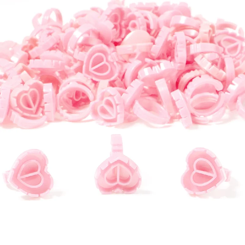 Weekend Shopping Made Better 100PC Heart-Shaped Ring Cup