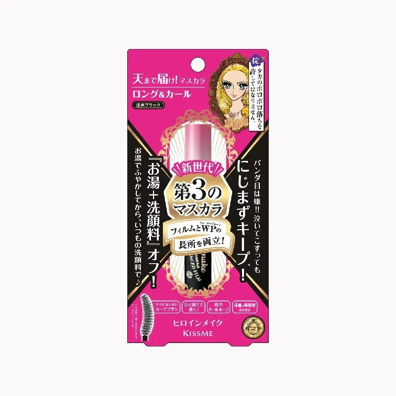 Price Slash Kiss Me Heroine Make Mascara Long & Curl Advanced Film #01 Balck