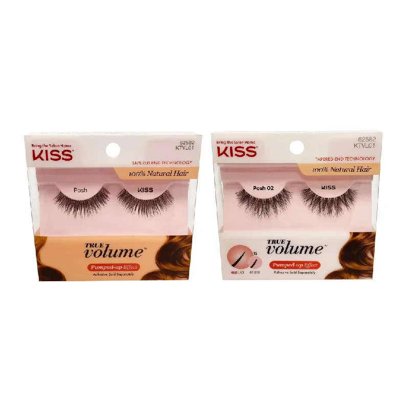 Bargain Prices Kiss True Volume Posh False Eyelashes