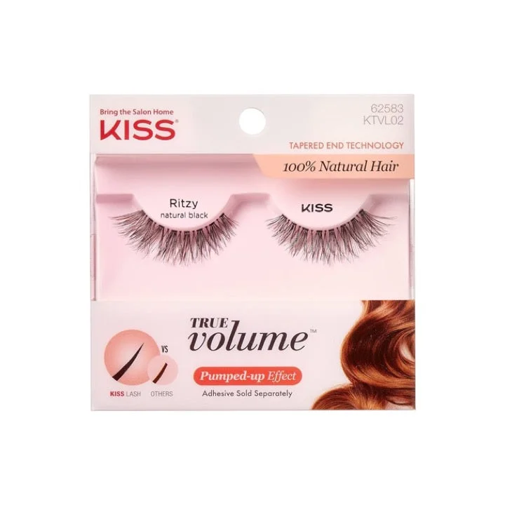 Weekend Offers That Impress Kiss True Volume False Eyelashes Ritzy Natural Black 62583 Weekend Offers That Impress Kiss True Volume False Eyelashes Ritzy Natural Black 62583