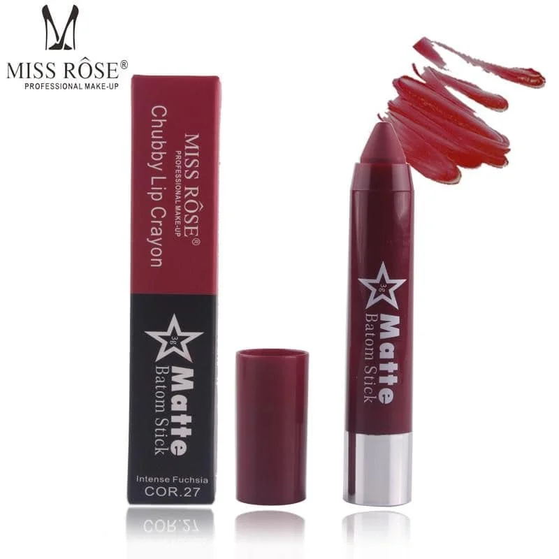 Now Available MISS ROSE Matte Lip Batom Crayon
