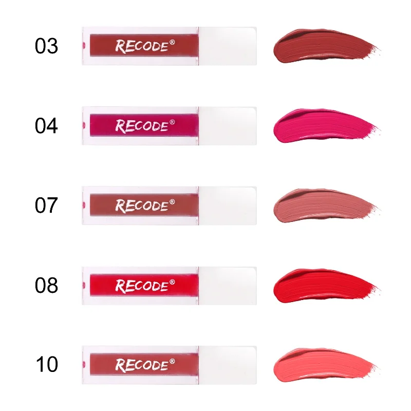 Super Bargain Recode 5 Silky Matte Mini Liquid Lipsticks - 6.25 ML (1.25ML x 5)