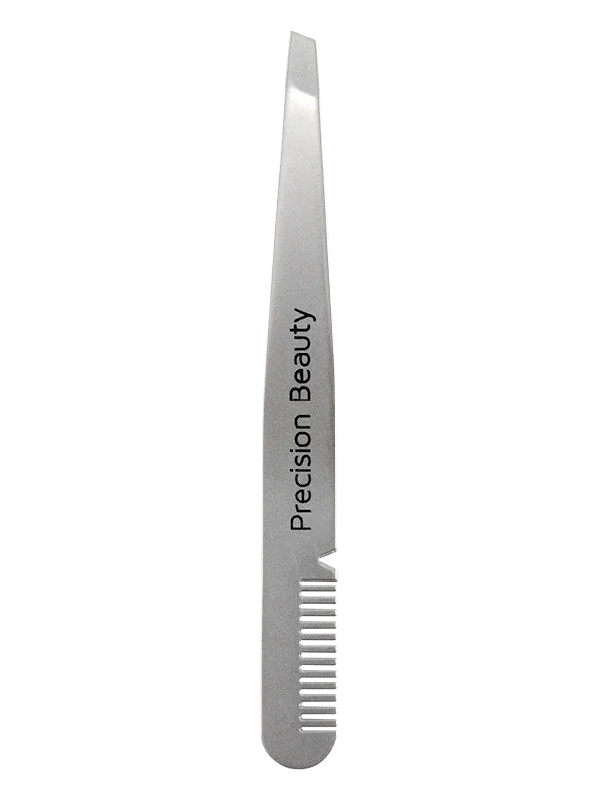 Super Bargain SLANTED TWEEZER & EYEBROW COMB