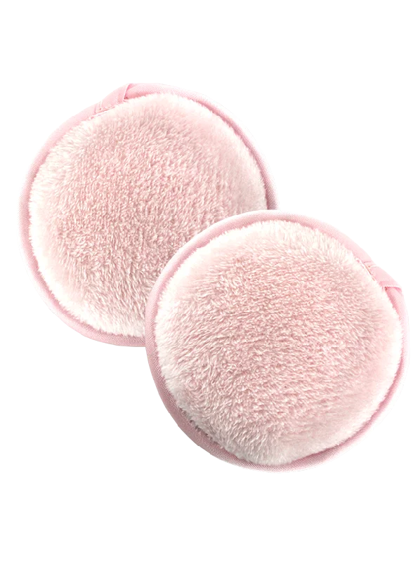 Overstock Sale 2PK PLUSH FACIAL PADS.FLORAL